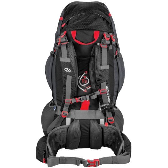 Mochila Highlander Ben Nevis de 65 l en negro