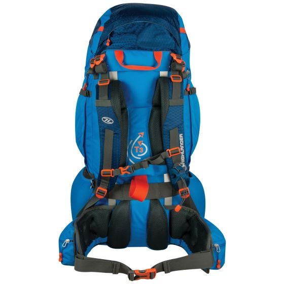 Mochila Highlander Ben Nevis de 85 l en azul