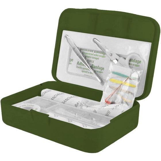 Set de primeros auxilios Highlander Cadet en verde oliva
