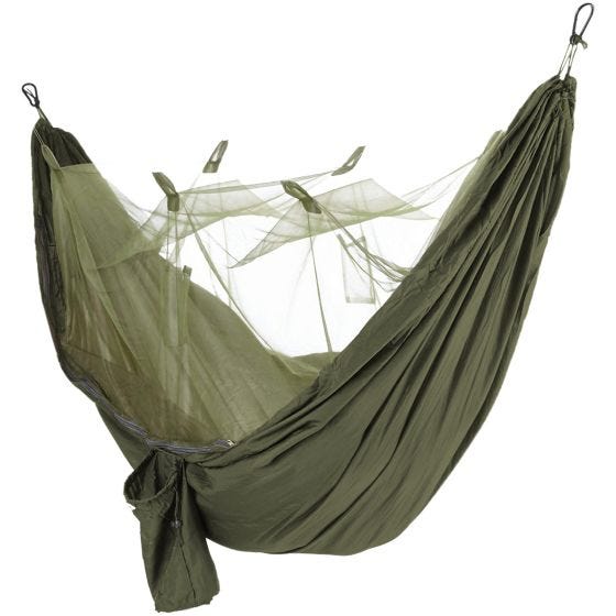 Hamaca Highlander Crusader en verde oliva