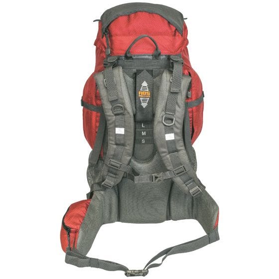 Mochila Highlander Discovery 65 en rojo