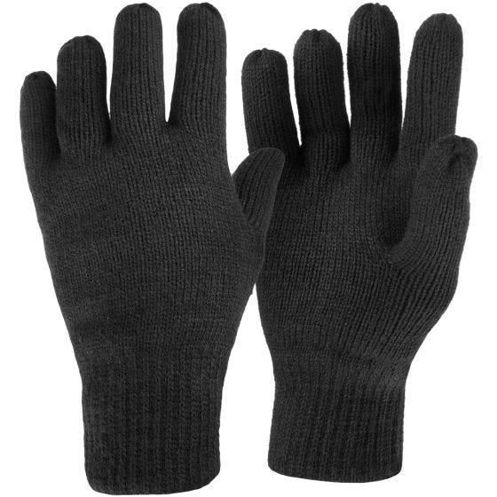 Guantes finos Highlander Drayton con forro en negro