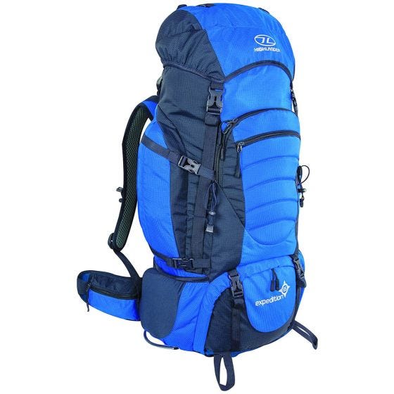 Mochila Highlander Expedition 65 en azul