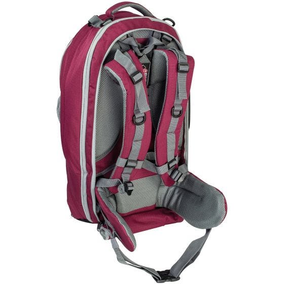 Mochila de marcha Highlander X-Plorer de 60 + 20 l en frambuesa