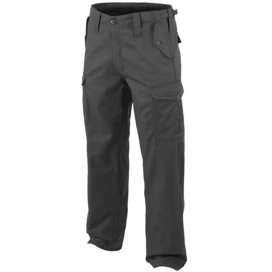 Pantalones Highlander Combat de tejido pesado en negro