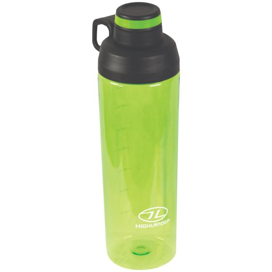 Botella de agua Highlander Hydrator de 850 ml en verde