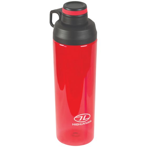 Botella de agua Highlander Hydrator de 850 ml en rojo