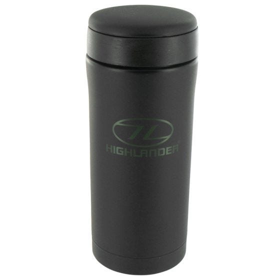 Vaso Highlander térmico y hermético en negro