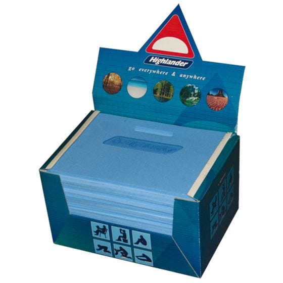 Almohadilla para asiento Highlander de espuma en azul