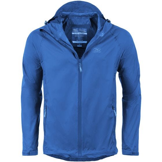 Chaqueta plegable Highlander Stow & Go en azul