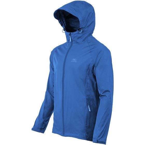 Chaqueta plegable Highlander Stow & Go en azul