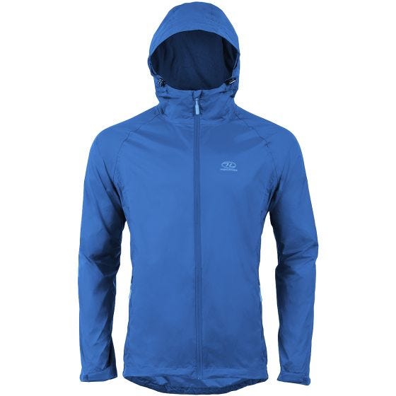 Chaqueta plegable Highlander Stow & Go en azul