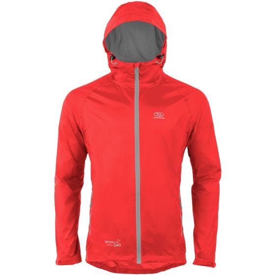 Chaqueta plegable Highlander Stow & Go en rojo