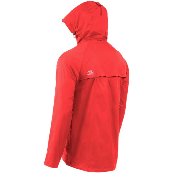 Chaqueta plegable Highlander Stow & Go en rojo