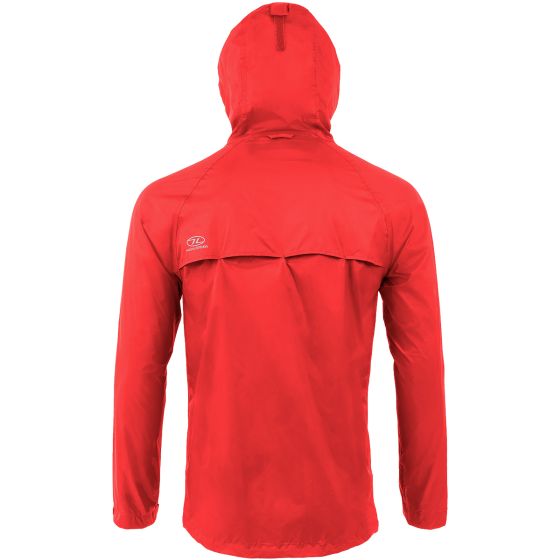 Chaqueta plegable Highlander Stow & Go en rojo