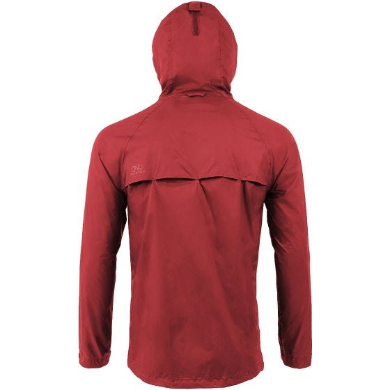 Chaqueta plegable Highlander Stow & Go en rojo
