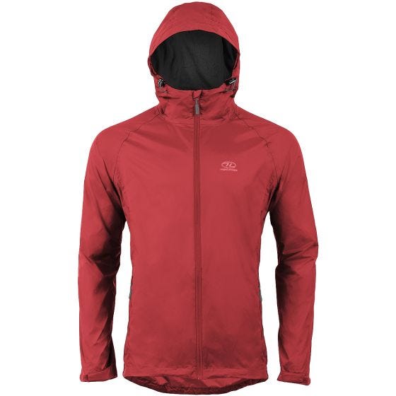 Chaqueta plegable Highlander Stow & Go en rojo