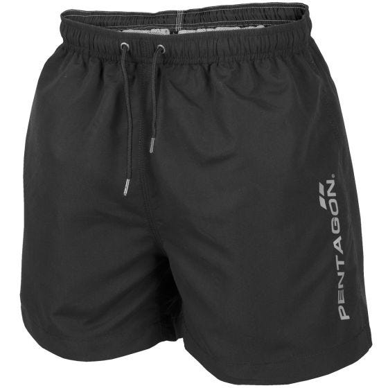 Bañador tipo bermuda Pentagon Hippocampus en negro