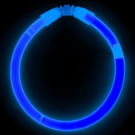 Pulsera Illumiglow de 19 cm en azul