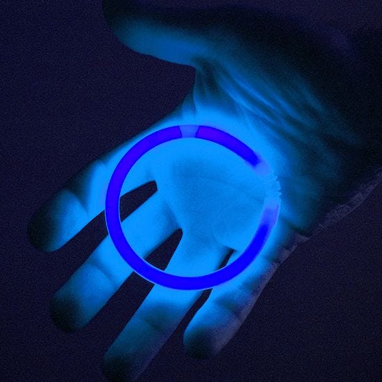 Pulsera Illumiglow de 19 cm en azul