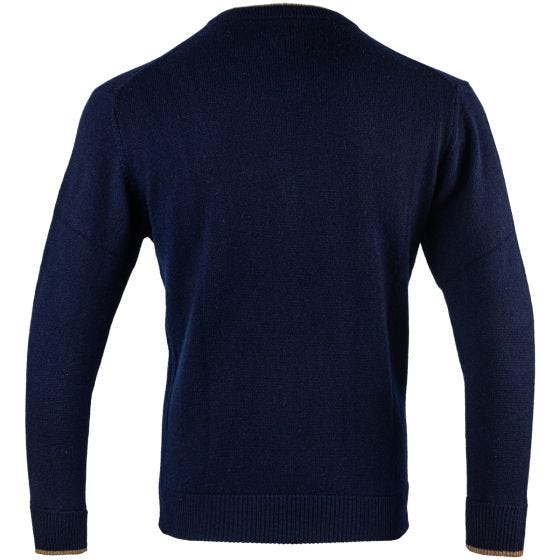 Suéter con cuello de pico Jack Pyke Ashcombe en Navy