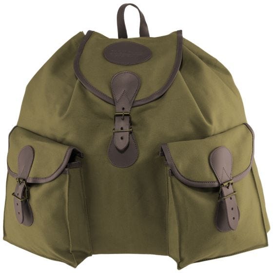 Mochila triangular de lona Jack Pyke en verde