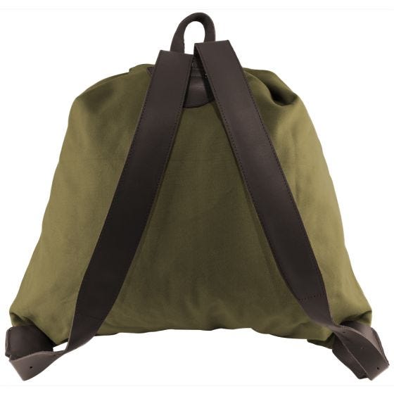 Mochila triangular de lona Jack Pyke en verde