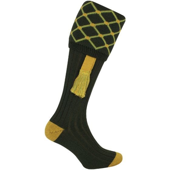 Calcetines militares Jack Pyke Diamond en verde