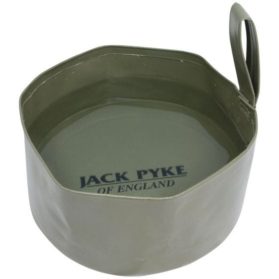 Comedero plegable Jack Pyke para perro en verde