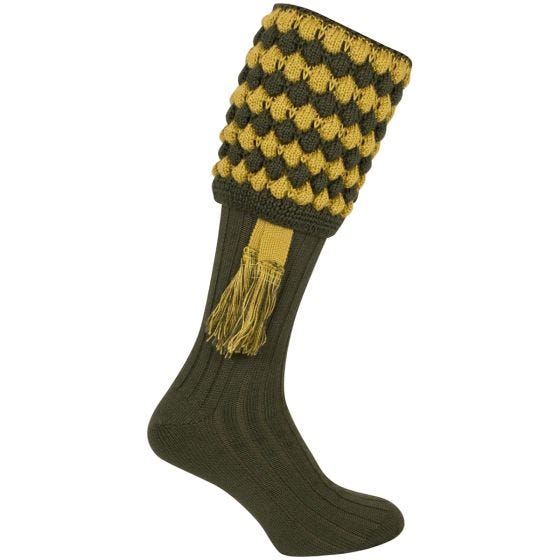 Calcetines de tiro Jack Pyke con diseño de guijarros en verde