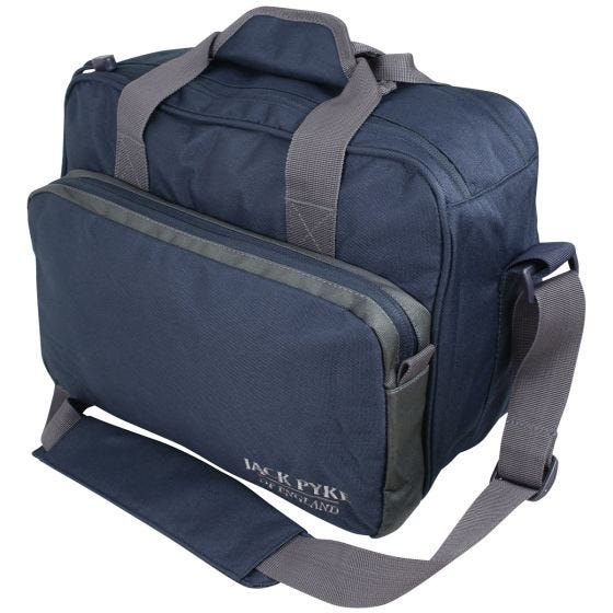 Bolso bandolera deportivo Jack Pyke en azul / gris