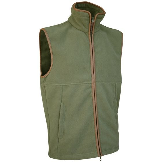 Chaleco polar Jack Pyke Countryman en verde oliva claro