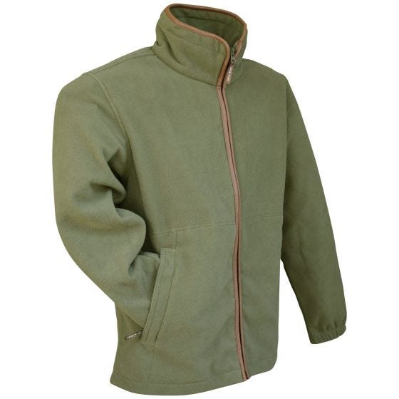 Chaqueta polar Jack Pyke Countryman en verde oliva claro
