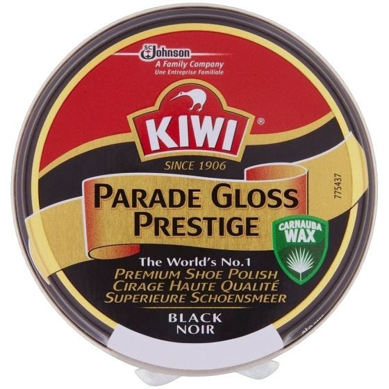 Betún Kiwi Parade Gloss en negro