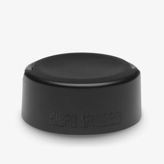 Botella Klean Kanteen Wide Mouth con tapón con agujero de 800 ml en Brushed Stainless