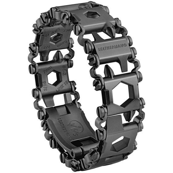 Pulsera de herramientas Leatherman Tread LT en negro