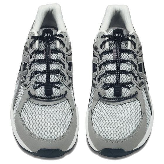 Pack de 2 cordones elásticos Lock Laces que no se atan en naranja