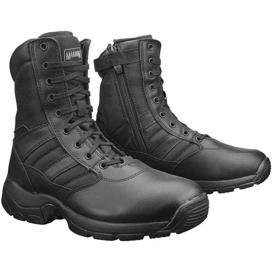 Botas Magnum Panther 8.0 con cremallera lateral en negro