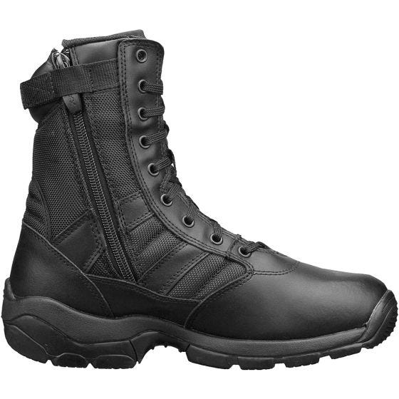 Botas Magnum Panther 8.0 con cremallera lateral en negro