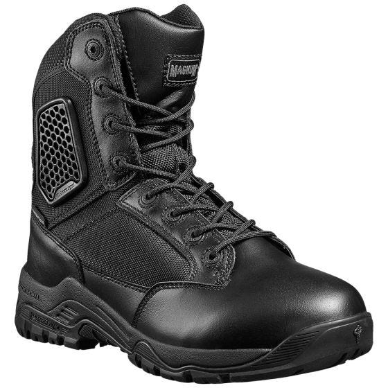 Botas impermeables Strike Force 8.0 con cremallera lateral en negro