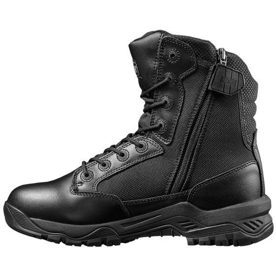 Botas impermeables Strike Force 8.0 con cremallera lateral en negro