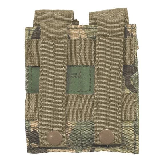 Portacargador doble MFH de cartuchos de 9 mm con sistema MOLLE pequeño en Operation Camo