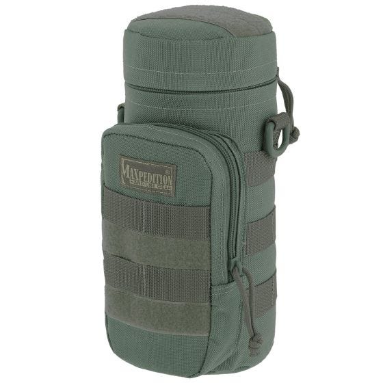 Portabotellas Maxpedition de 25,4 x 10,2 cm en Foliage Green