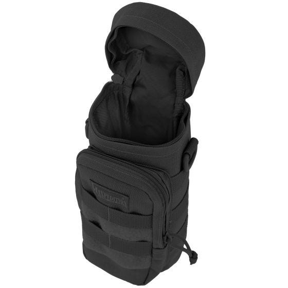 Portabotellas Maxpedition de 25,4 x 10,2 cm en negro