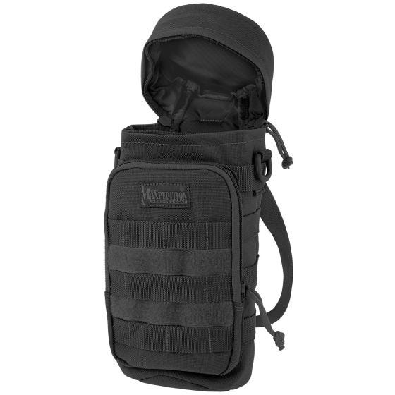 Portabotellas Maxpedition de 30,5 x 12,7 cm en negro
