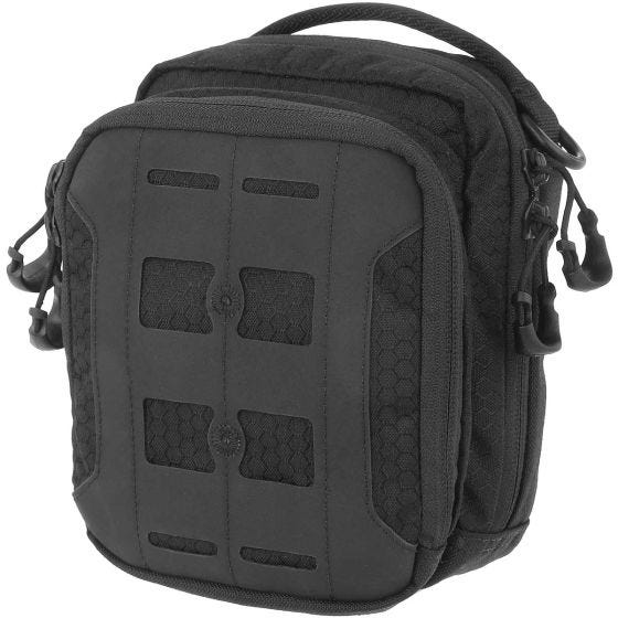 Bolsa multiusos estilo acordeón Maxpedition en negro