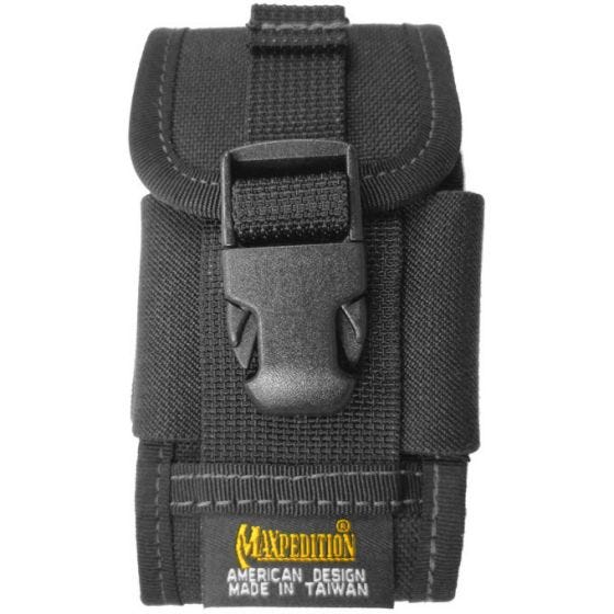 Funda para teléfono móvil o PDA de sujeción con clip Maxpedition en negro