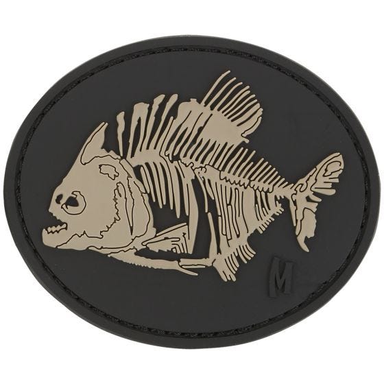 Parche con piraña de hueso Maxpedition en SWAT