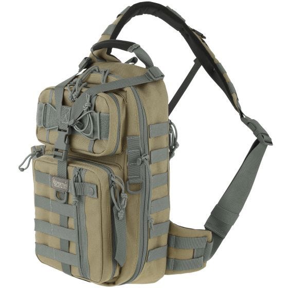 Mochila bandolera Maxpedition Stika en Caqui Foliage