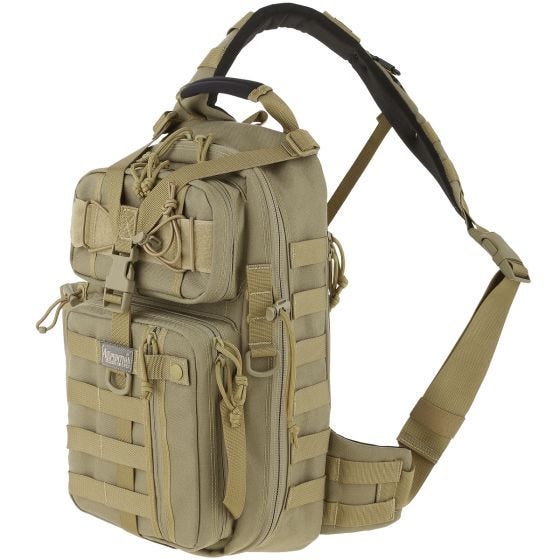Mochila bandolera Maxpedition Stika en caqui